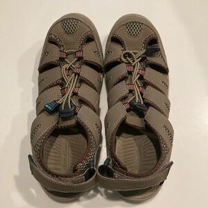 Eddie Bauer Women’s Size 8 Blakely Brown Leather Closed-Toe Hiking Sandals